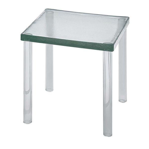 Nesting Clear and Green Low Side Table by Glas Italia