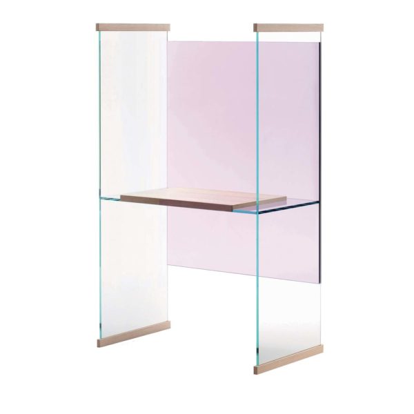 Diapositive Lilac Desk by Glas Italia