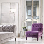 Elliot Magenta Armchair by CTS Salotti