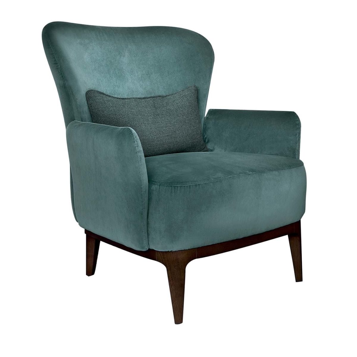 Ginevra Green Armchair by by CTS Salotti