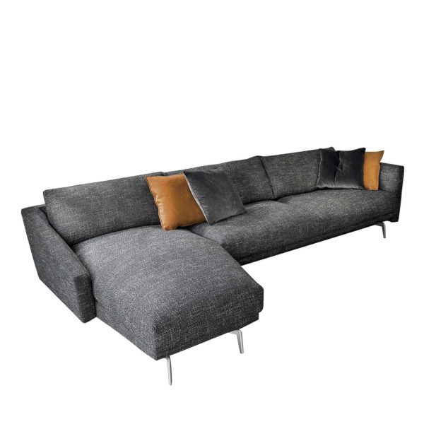 Urban Grey Sectional Sofa by CTS Salotti