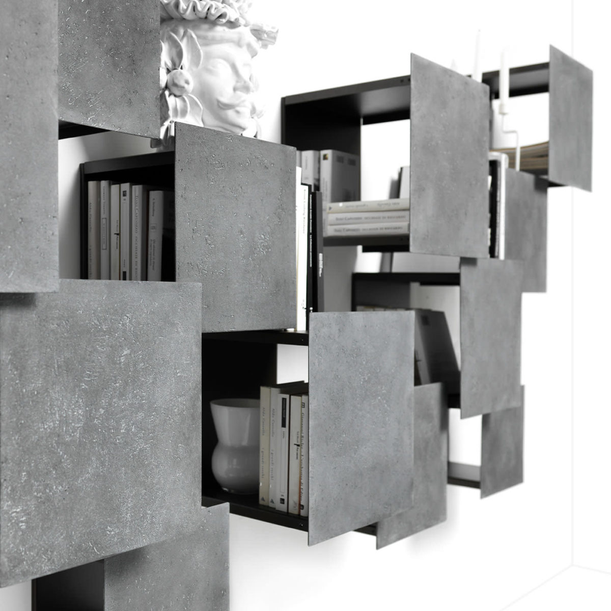 DPI Modular Anthracite Storage Unit by Mogg