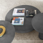 Olo Anthracite Side Table by Mogg