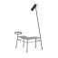 Dasè Black Coffee Table + Floor Lamp by Mogg