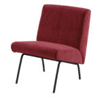 Burgundy Lounge Chair by Loopo