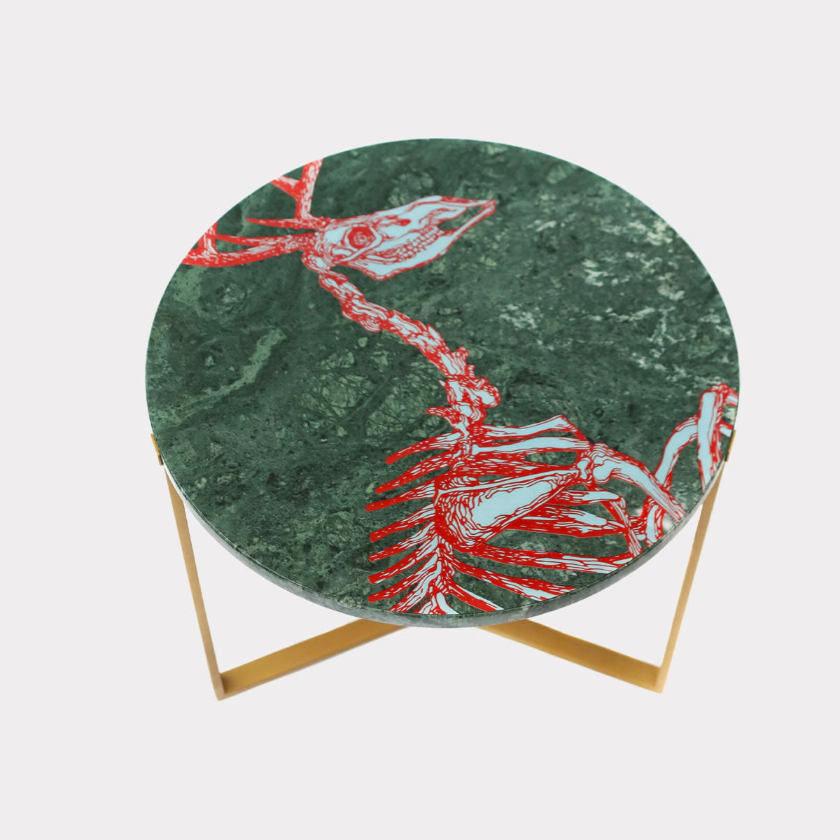 Deer Round Guatemala Coffee Table by Loopo