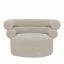 Tube Beige Boucle Armchair by Loopo