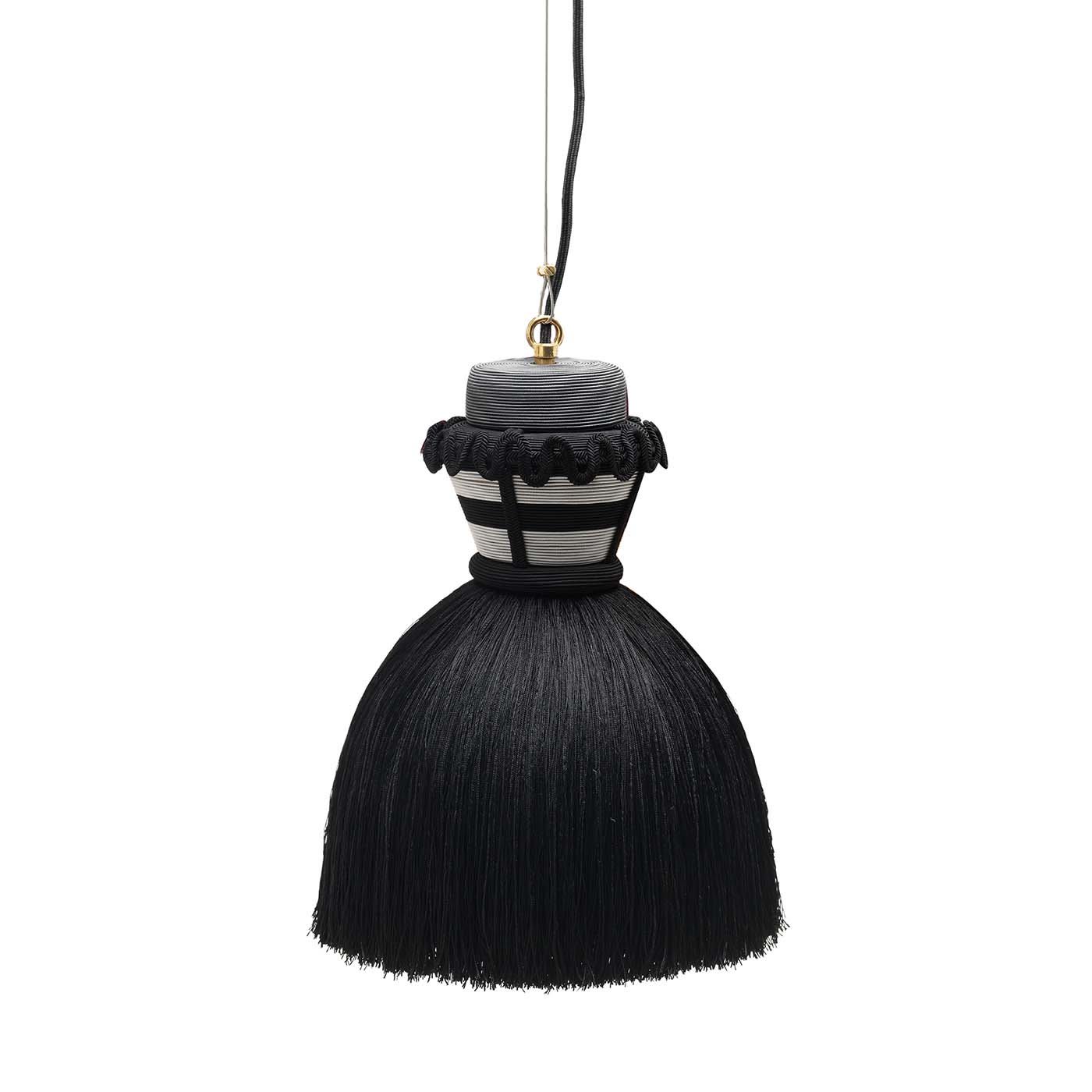 Madama Black Medium pendant lamp by Mogg