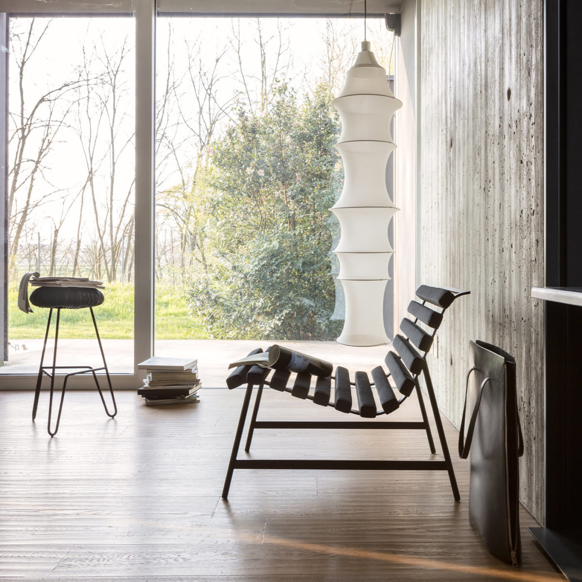 Giardinett Black Chair by Mogg