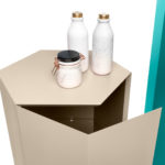 Exagon 215 Beige Container by Mogg