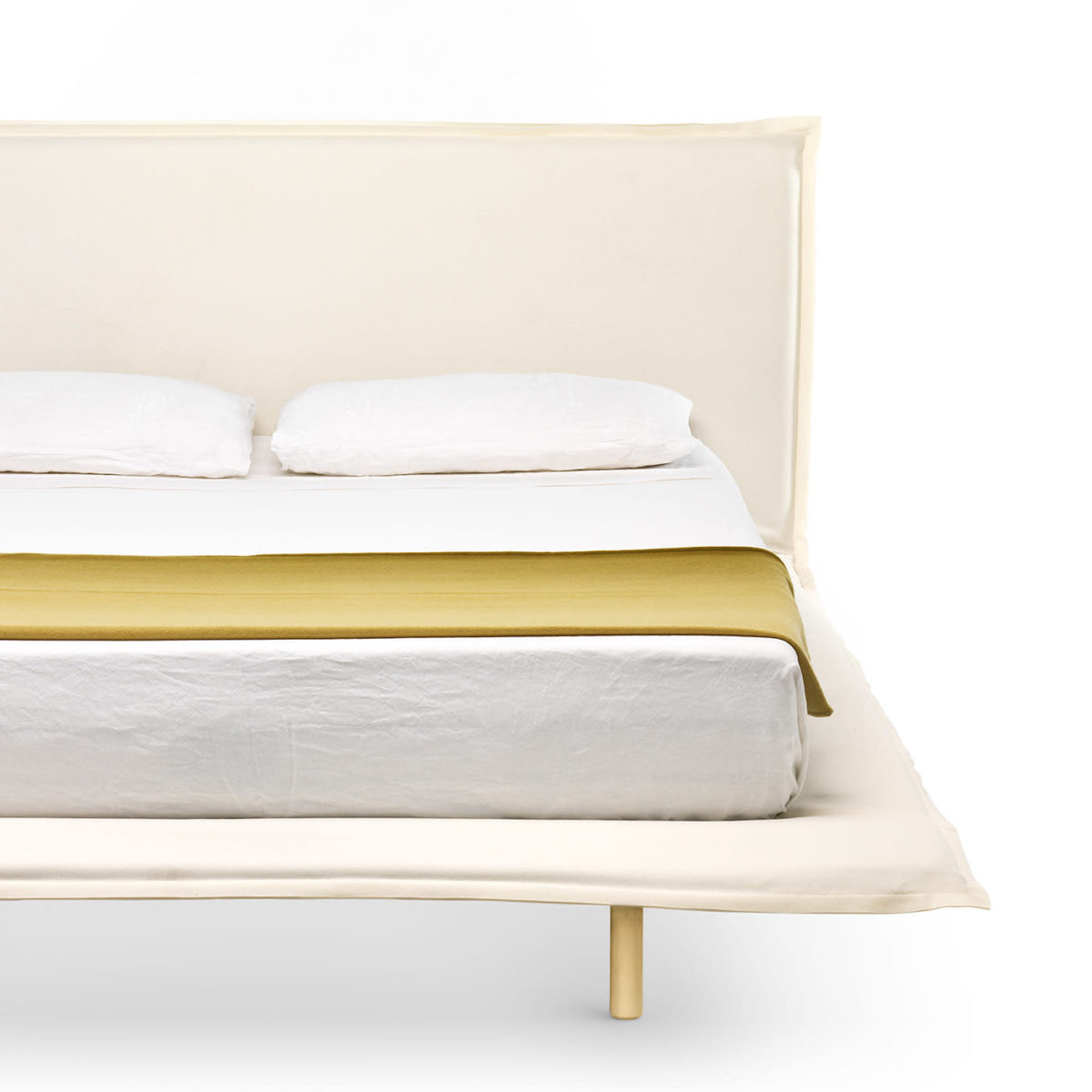 Big Hug White Double Bed by Mogg