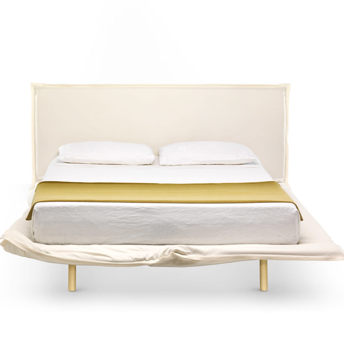 Big Hug White Double Bed by Mogg