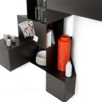 Cellula Black Shelving & Storage Wall Unit by Mogg