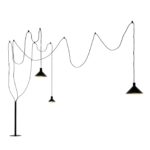 Cerberina 3-Light Black Floor Lamp by Mogg