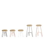 Donut Small White Stool by Mogg