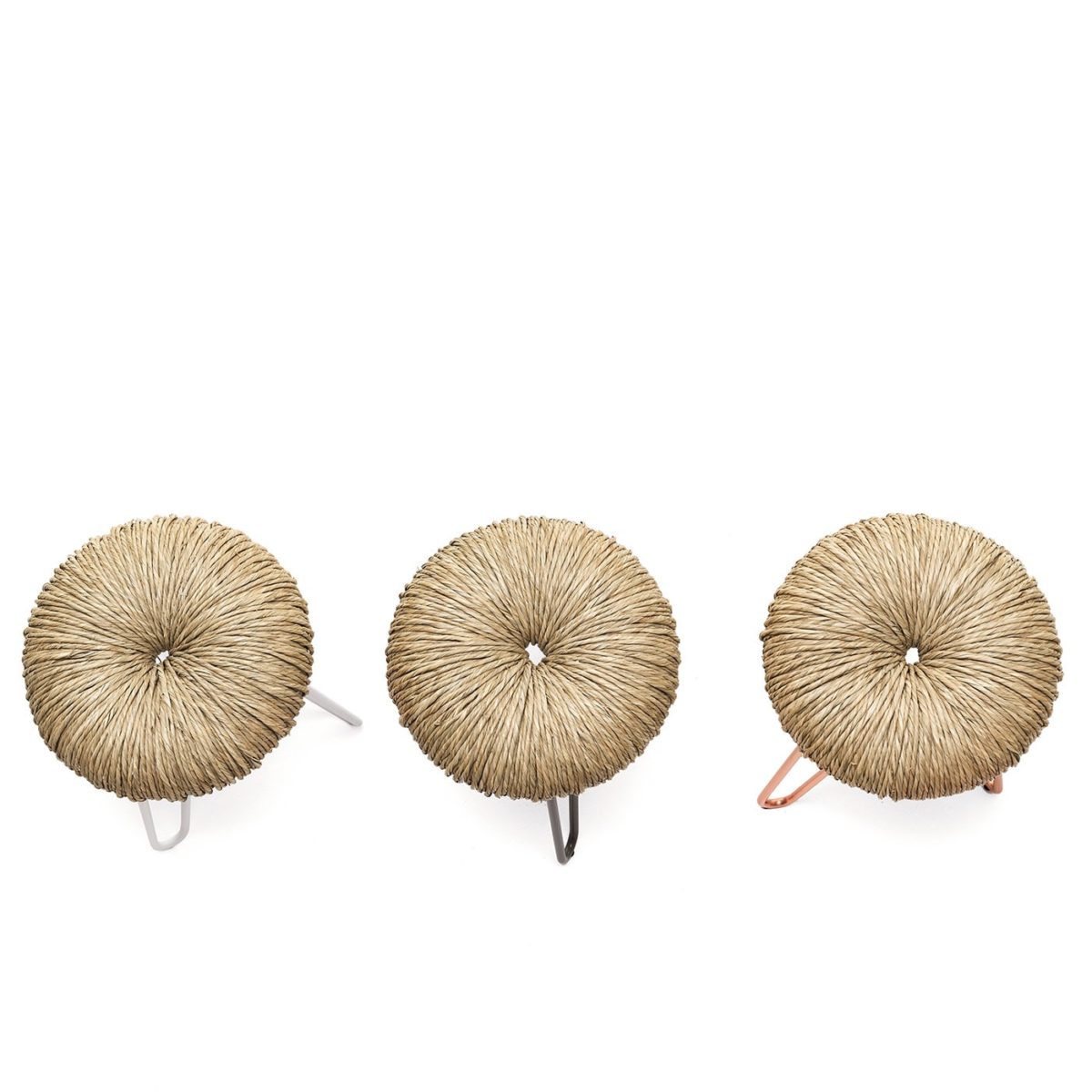 Donut Small White Stool by Mogg