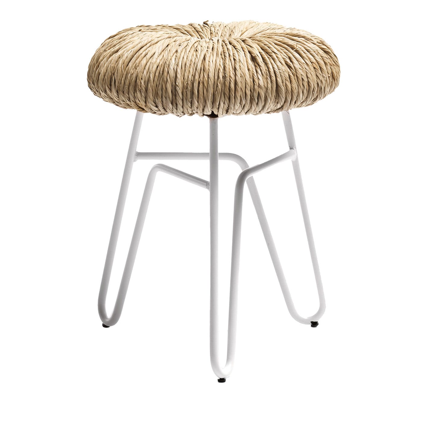 Donut Small White Stool by Mogg