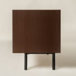 Sipario 2-Doors Low Brown Ash Sideboard by Dale Italia