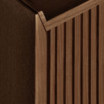 Sipario 2-Doors High Brown Ash Sideboard by Dale Italia