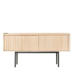 Sipario 2-Doors High Natural Ash Sideboard by Dale Italia