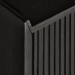 Sipario 2-Doors High Black Ash Sideboard by Dale Italia