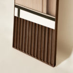 Tutto Sesto Rectangular Brown Ash Mirror by Dale Italia