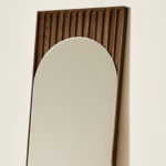 Tutto Sesto Rectangular Brown Ash Mirror by Dale Italia