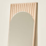 Tutto Sesto Rectangular Natural Ash Mirror by Dale Italia