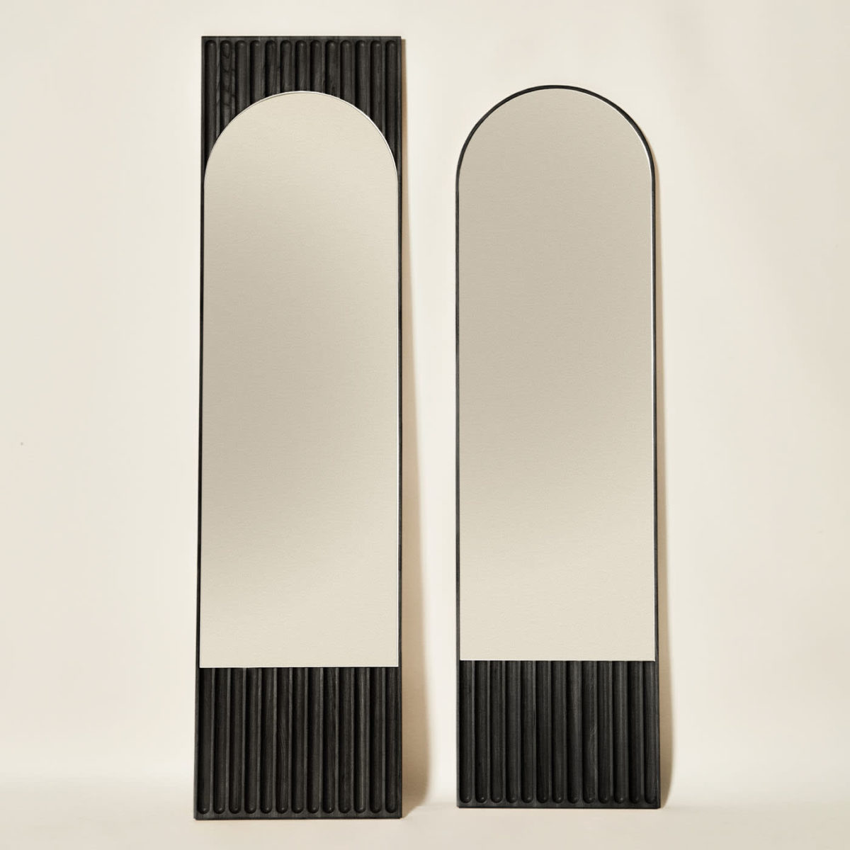 Tutto Sesto Rectangular Black Ash Mirror by Dale Italia