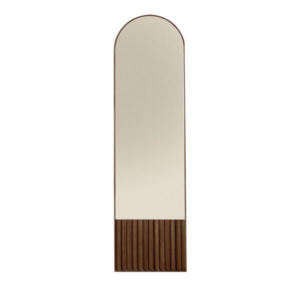 Tutto Sesto Round Brown Ash Mirror by Dale Italia