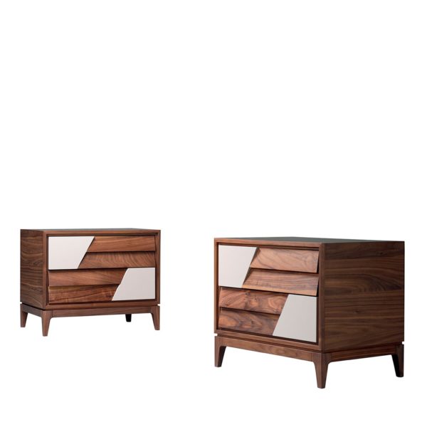 Set of 2 Colore Bedside tables by Dale Italia