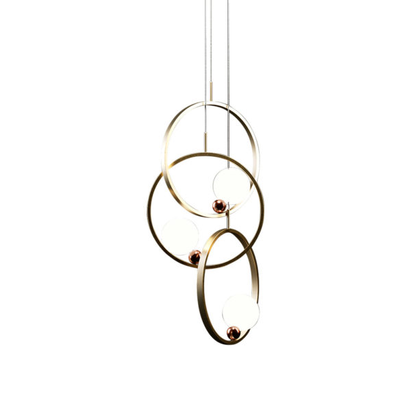 Joy 3-Ring Pendant Lamp by Dale Italia