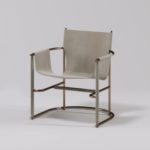 U Lounge Chair Polished Gold by Paollo Castelli