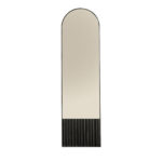 Tutto Sesto Round Black Ash Mirror by Dale Italia