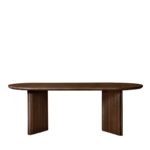 Basalto Brown Ash Table by Dale Italia