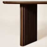 Basalto Brown Ash Table by Dale Italia