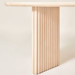 Basalto Natural Ash Table by Dale Italia