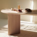 Basalto Natural Ash Table by Dale Italia