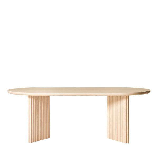 Basalto Natural Ash Table by Dale Italia