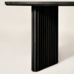 Basalto Black Ash Table by Dale Italia