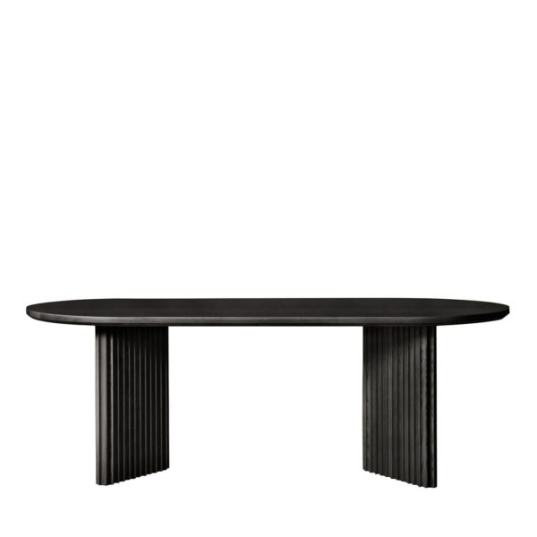 Basalto Black Ash Table by Dale Italia