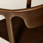 Duna Brown Ash Chair by Dale Italia