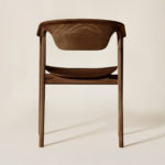 Duna Brown Ash Chair by Dale Italia