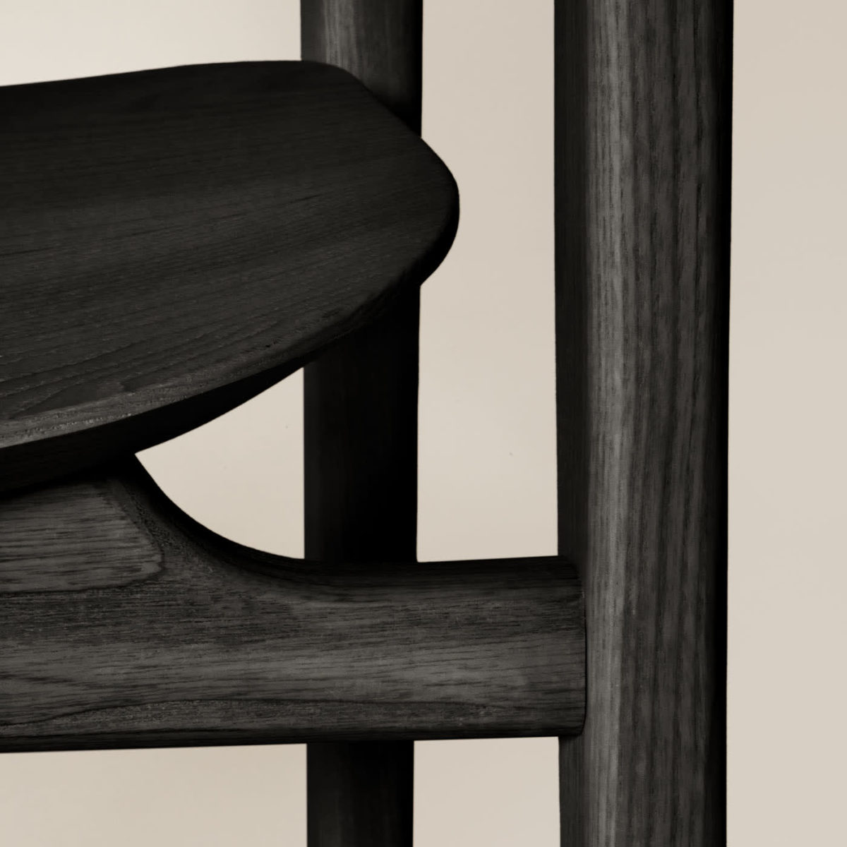 Duna Black Ash Chair by Dale Italia