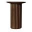 Capitello Slim Brown Ash Side Table by Dale Italia