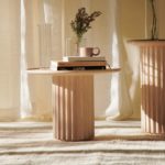 Capitello Slim Natural Ash Side table by Dale Italia