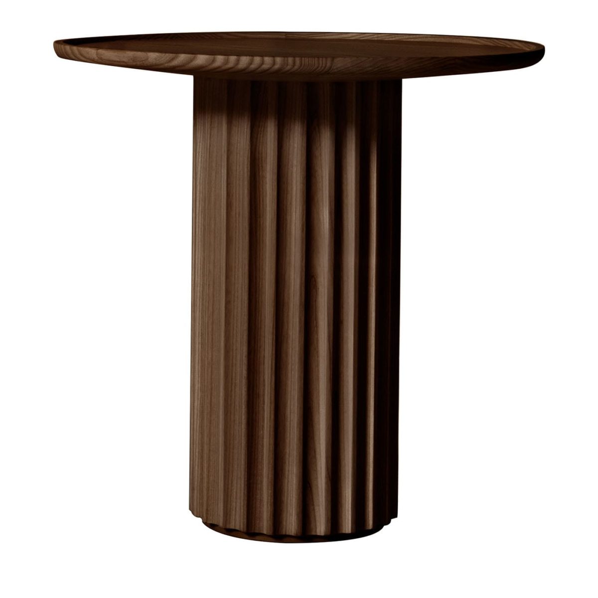 Capitello Brown Ash Side Table by Dale Italia