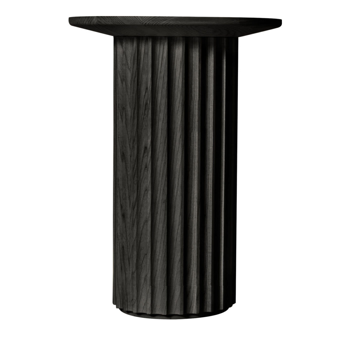 Capitello Slim Black Ash Side table by Dale Italia