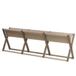 Morandi Tugurium Leather Folding Cot by Paolo Castelli