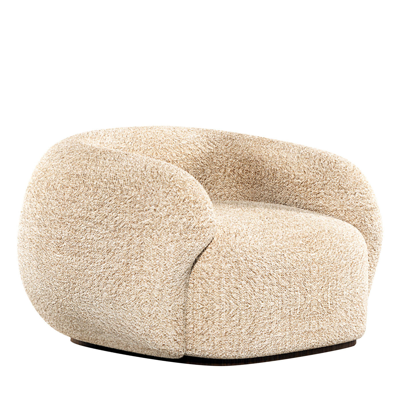 Coral White Armchair by Paolo Castelli